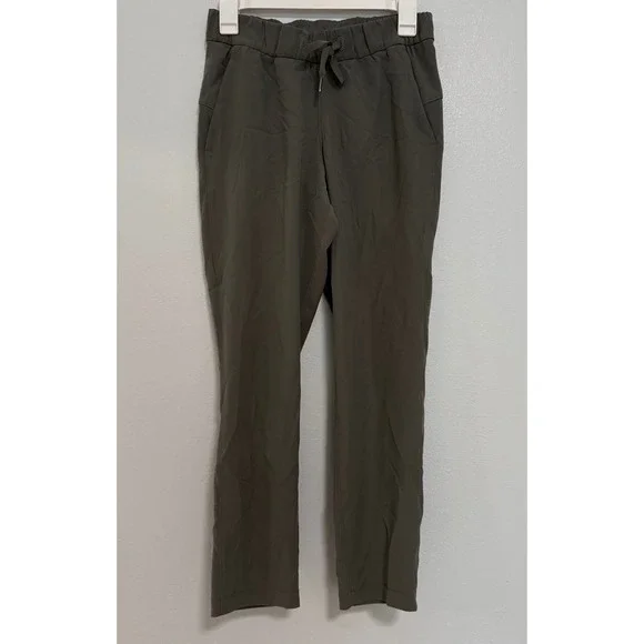 Lululemon Align High Rise Jogger Pants Olive Green Size 4‎ - Picture 2 of 6